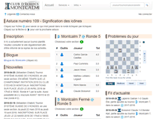 Tablet Screenshot of echecsmontcalm.com